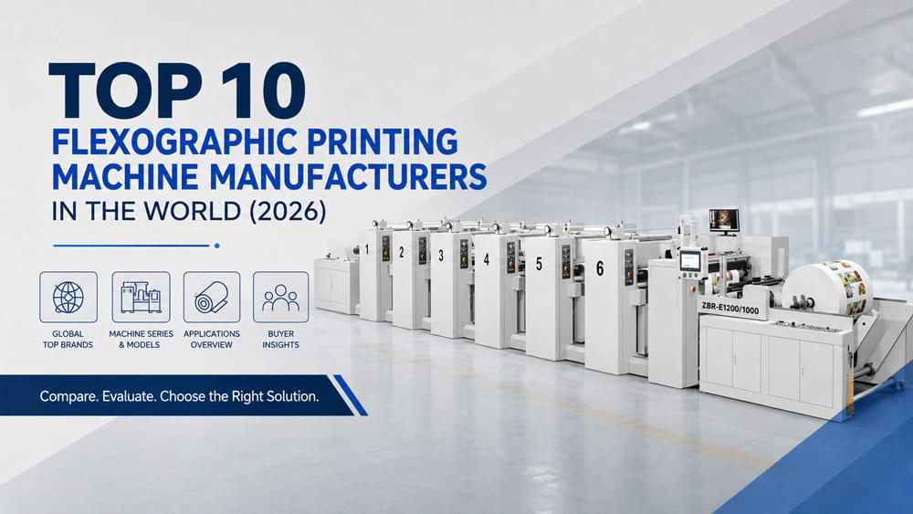 Top 10 Flexographic Printing Machine Manufacturers in the World (2026)